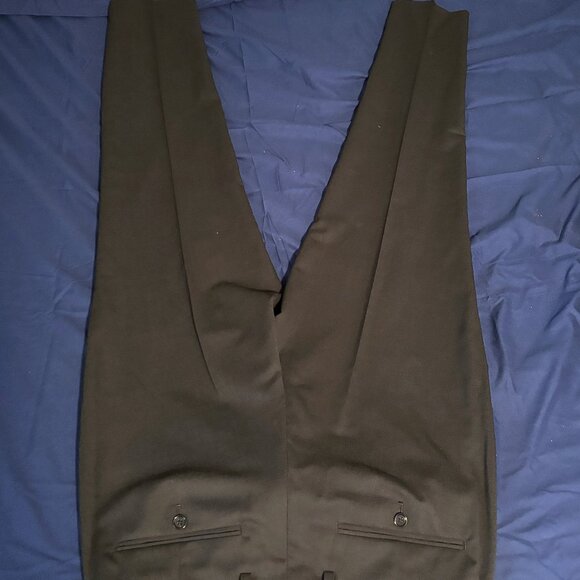 Banana Republic Tailored Slim Charcoal Italian Wool Suit (38S Jacket 32x30 Pant) - Picture 4 of 13